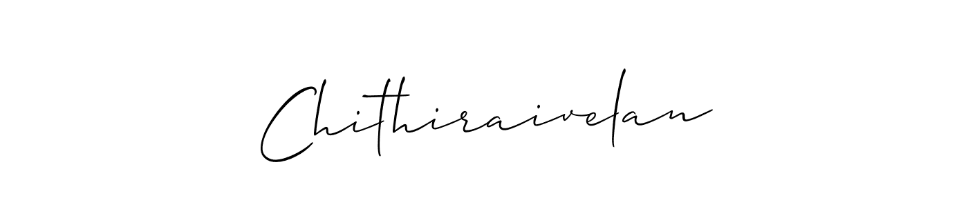 How to make Chithiraivelan signature? Allison_Script is a professional autograph style. Create handwritten signature for Chithiraivelan name. Chithiraivelan signature style 2 images and pictures png