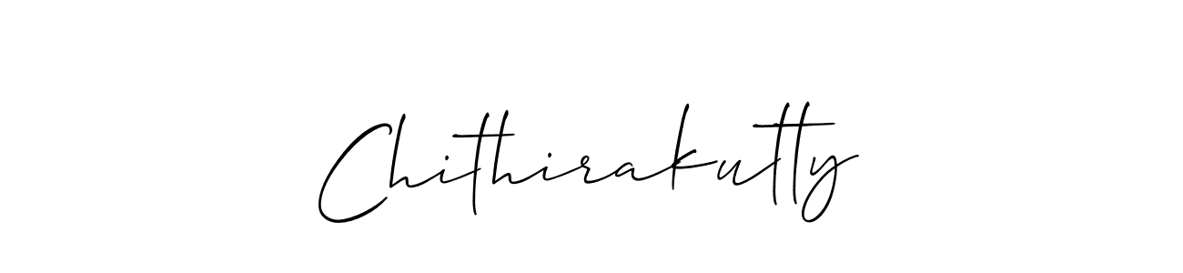 Make a beautiful signature design for name Chithirakutty. With this signature (Allison_Script) style, you can create a handwritten signature for free. Chithirakutty signature style 2 images and pictures png