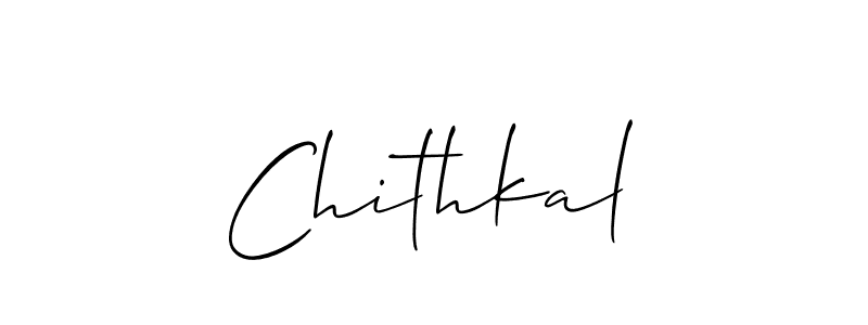 if you are searching for the best signature style for your name Chithkal. so please give up your signature search. here we have designed multiple signature styles  using Allison_Script. Chithkal signature style 2 images and pictures png