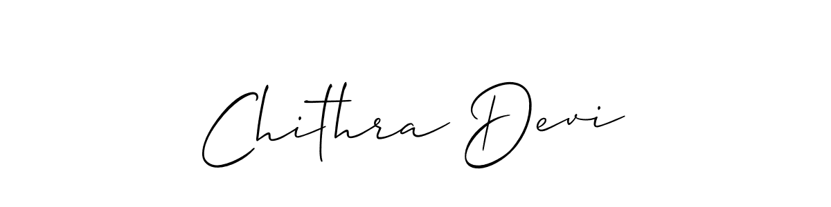 Also we have Chithra Devi name is the best signature style. Create professional handwritten signature collection using Allison_Script autograph style. Chithra Devi signature style 2 images and pictures png