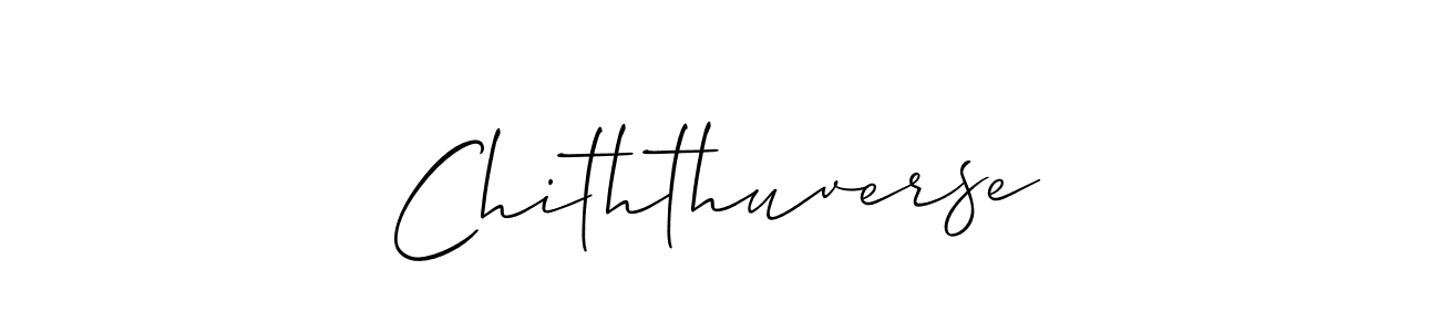 if you are searching for the best signature style for your name Chiththuverse. so please give up your signature search. here we have designed multiple signature styles  using Allison_Script. Chiththuverse signature style 2 images and pictures png