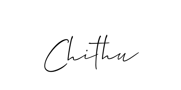 Also we have Chithu name is the best signature style. Create professional handwritten signature collection using Allison_Script autograph style. Chithu signature style 2 images and pictures png