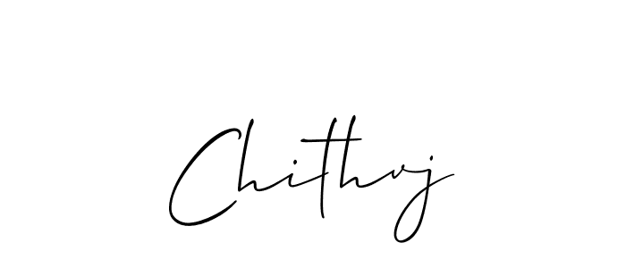 Chithvj stylish signature style. Best Handwritten Sign (Allison_Script) for my name. Handwritten Signature Collection Ideas for my name Chithvj. Chithvj signature style 2 images and pictures png