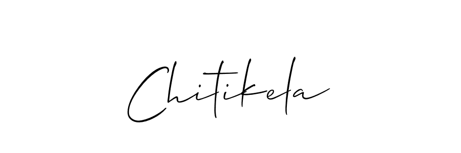 How to make Chitikela name signature. Use Allison_Script style for creating short signs online. This is the latest handwritten sign. Chitikela signature style 2 images and pictures png