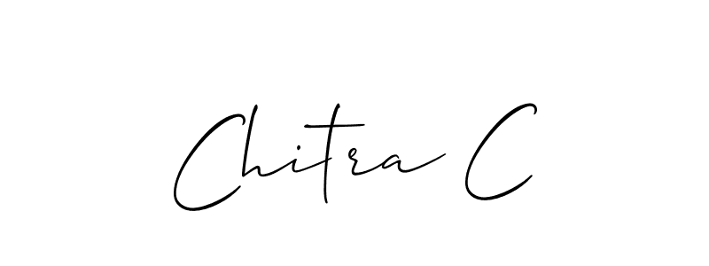 Also You can easily find your signature by using the search form. We will create Chitra C name handwritten signature images for you free of cost using Allison_Script sign style. Chitra C signature style 2 images and pictures png