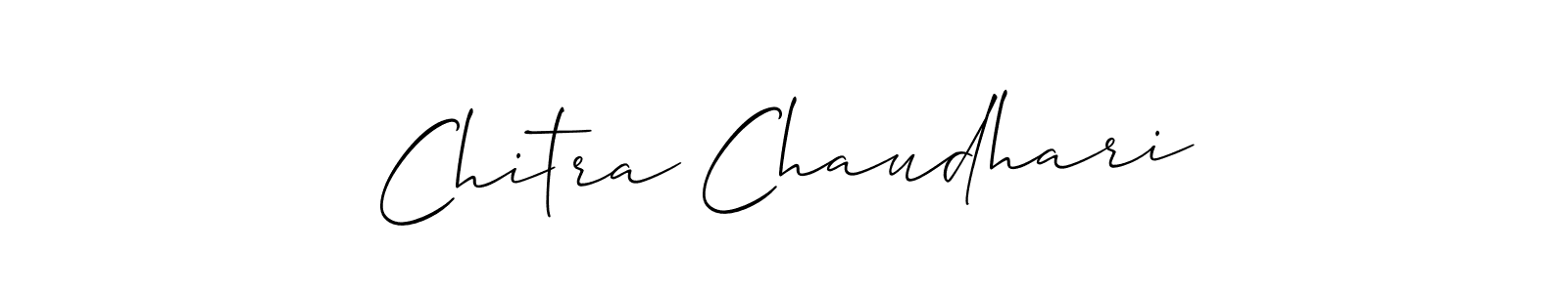 Make a short Chitra Chaudhari signature style. Manage your documents anywhere anytime using Allison_Script. Create and add eSignatures, submit forms, share and send files easily. Chitra Chaudhari signature style 2 images and pictures png