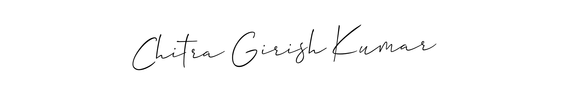 Similarly Allison_Script is the best handwritten signature design. Signature creator online .You can use it as an online autograph creator for name Chitra Girish Kumar. Chitra Girish Kumar signature style 2 images and pictures png