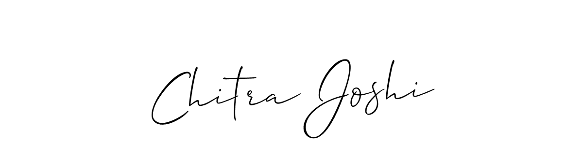 Allison_Script is a professional signature style that is perfect for those who want to add a touch of class to their signature. It is also a great choice for those who want to make their signature more unique. Get Chitra Joshi name to fancy signature for free. Chitra Joshi signature style 2 images and pictures png