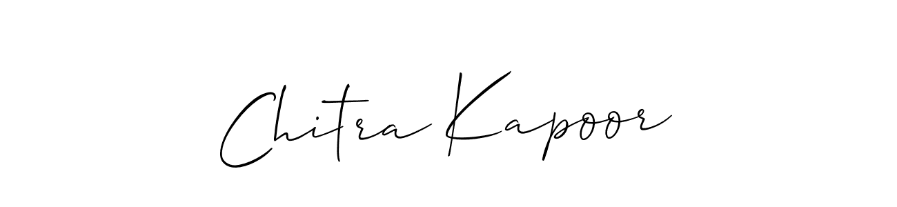 Create a beautiful signature design for name Chitra Kapoor. With this signature (Allison_Script) fonts, you can make a handwritten signature for free. Chitra Kapoor signature style 2 images and pictures png