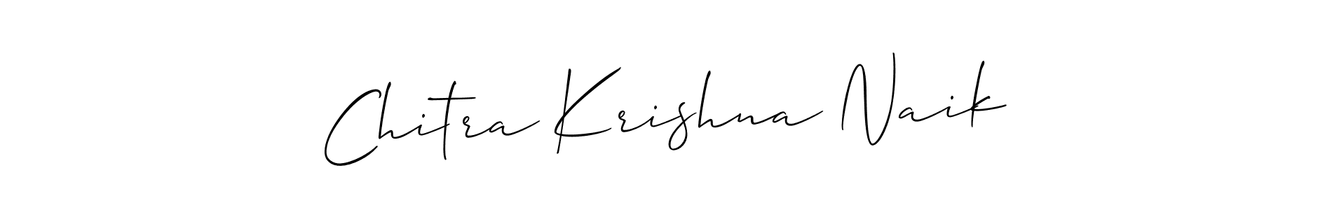 Design your own signature with our free online signature maker. With this signature software, you can create a handwritten (Allison_Script) signature for name Chitra Krishna Naik. Chitra Krishna Naik signature style 2 images and pictures png