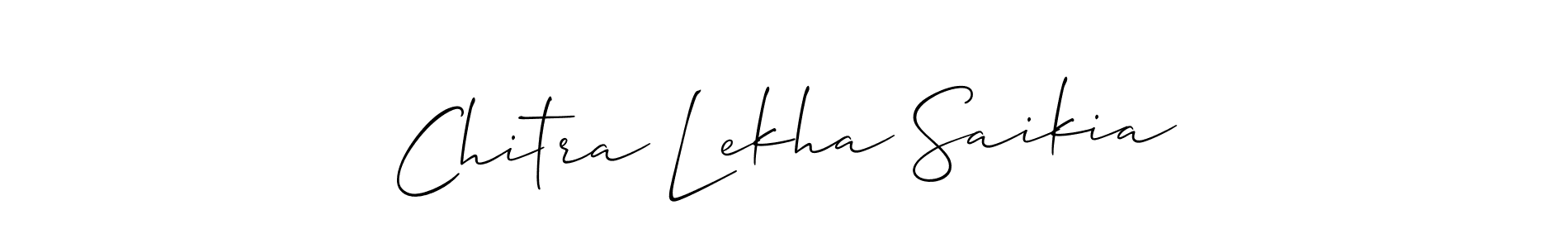 Make a beautiful signature design for name Chitra Lekha Saikia. Use this online signature maker to create a handwritten signature for free. Chitra Lekha Saikia signature style 2 images and pictures png