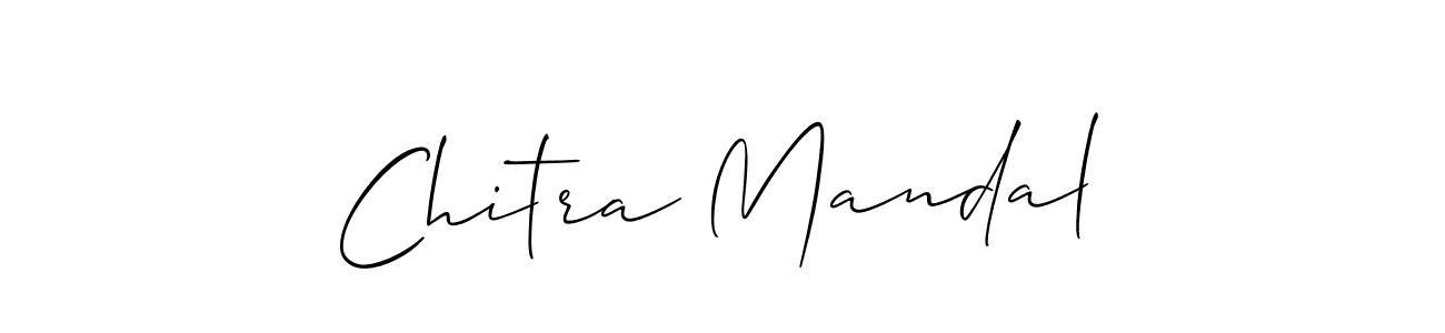 Use a signature maker to create a handwritten signature online. With this signature software, you can design (Allison_Script) your own signature for name Chitra Mandal. Chitra Mandal signature style 2 images and pictures png