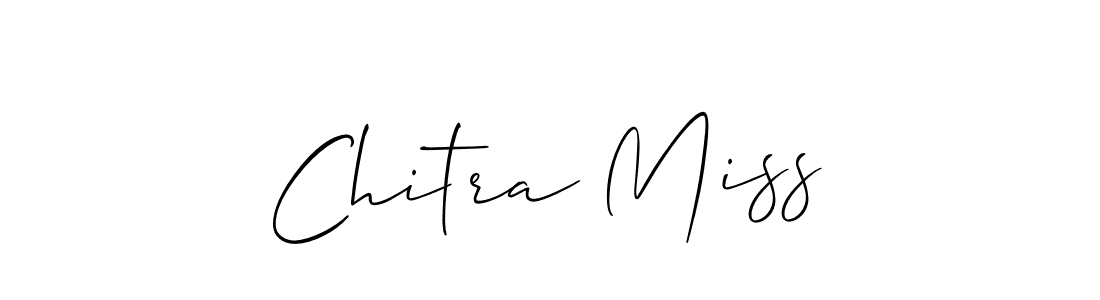 Create a beautiful signature design for name Chitra Miss. With this signature (Allison_Script) fonts, you can make a handwritten signature for free. Chitra Miss signature style 2 images and pictures png