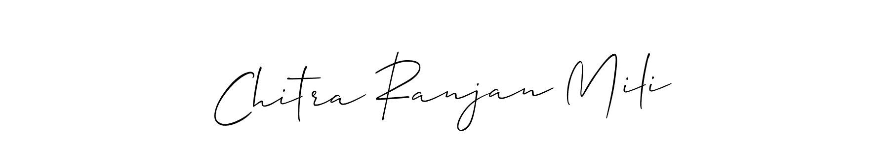 Make a beautiful signature design for name Chitra Ranjan Mili. Use this online signature maker to create a handwritten signature for free. Chitra Ranjan Mili signature style 2 images and pictures png