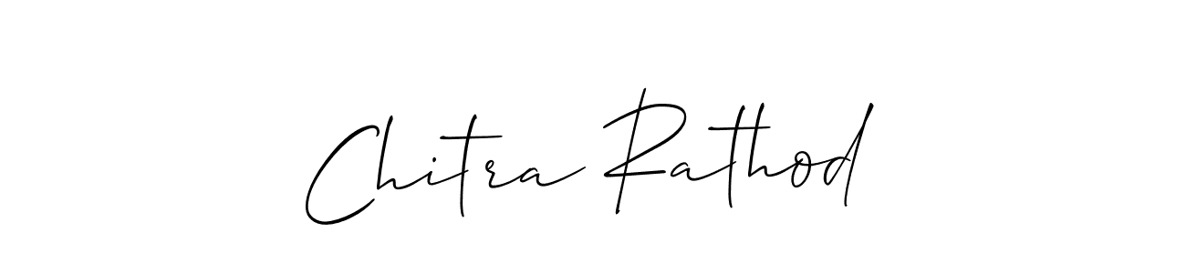 Make a beautiful signature design for name Chitra Rathod. With this signature (Allison_Script) style, you can create a handwritten signature for free. Chitra Rathod signature style 2 images and pictures png
