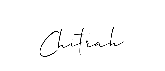 Chitrah stylish signature style. Best Handwritten Sign (Allison_Script) for my name. Handwritten Signature Collection Ideas for my name Chitrah. Chitrah signature style 2 images and pictures png