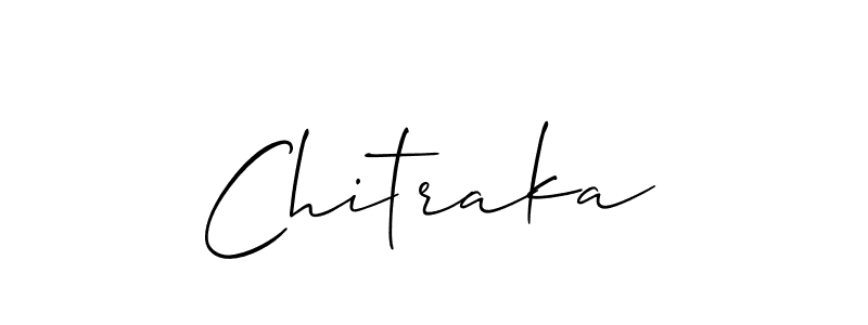 if you are searching for the best signature style for your name Chitraka. so please give up your signature search. here we have designed multiple signature styles  using Allison_Script. Chitraka signature style 2 images and pictures png