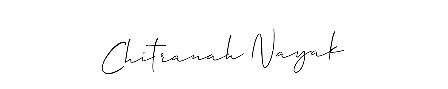 Make a beautiful signature design for name Chitranah Nayak. With this signature (Allison_Script) style, you can create a handwritten signature for free. Chitranah Nayak signature style 2 images and pictures png