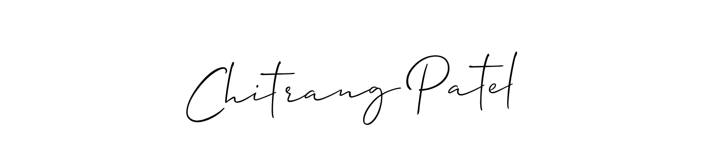 Similarly Allison_Script is the best handwritten signature design. Signature creator online .You can use it as an online autograph creator for name Chitrang Patel. Chitrang Patel signature style 2 images and pictures png