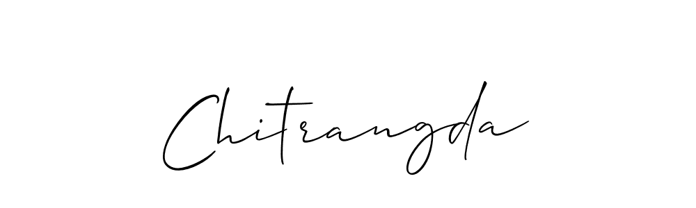 The best way (Allison_Script) to make a short signature is to pick only two or three words in your name. The name Chitrangda include a total of six letters. For converting this name. Chitrangda signature style 2 images and pictures png