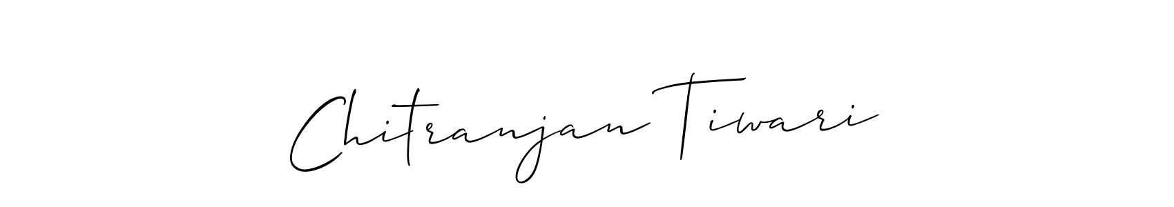 Use a signature maker to create a handwritten signature online. With this signature software, you can design (Allison_Script) your own signature for name Chitranjan Tiwari. Chitranjan Tiwari signature style 2 images and pictures png