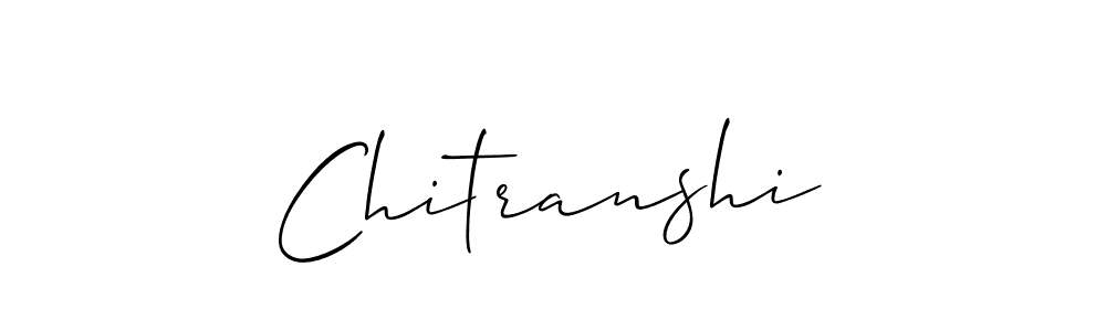 Make a beautiful signature design for name Chitranshi. Use this online signature maker to create a handwritten signature for free. Chitranshi signature style 2 images and pictures png
