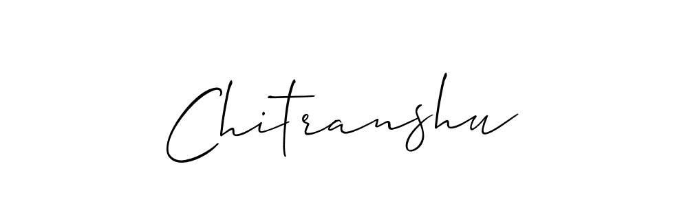 The best way (Allison_Script) to make a short signature is to pick only two or three words in your name. The name Chitranshu include a total of six letters. For converting this name. Chitranshu signature style 2 images and pictures png