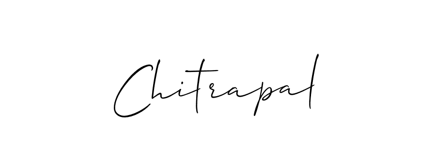 Use a signature maker to create a handwritten signature online. With this signature software, you can design (Allison_Script) your own signature for name Chitrapal. Chitrapal signature style 2 images and pictures png