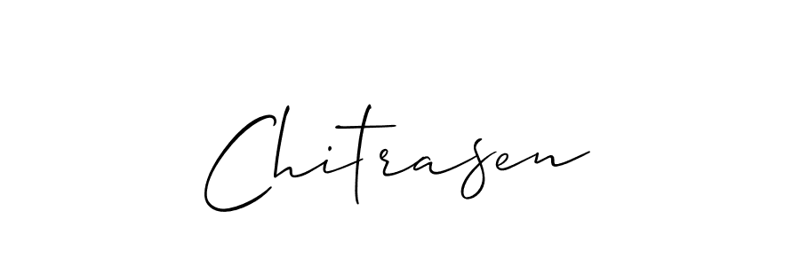 Also we have Chitrasen name is the best signature style. Create professional handwritten signature collection using Allison_Script autograph style. Chitrasen signature style 2 images and pictures png