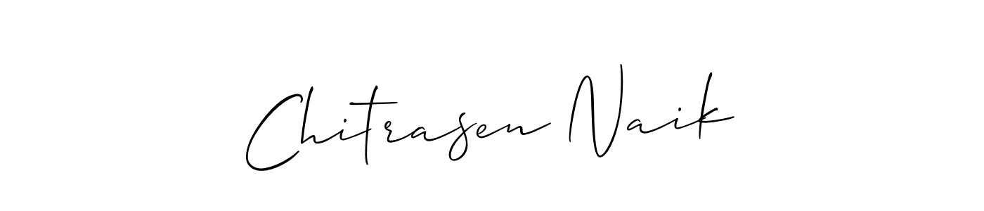 Chitrasen Naik stylish signature style. Best Handwritten Sign (Allison_Script) for my name. Handwritten Signature Collection Ideas for my name Chitrasen Naik. Chitrasen Naik signature style 2 images and pictures png