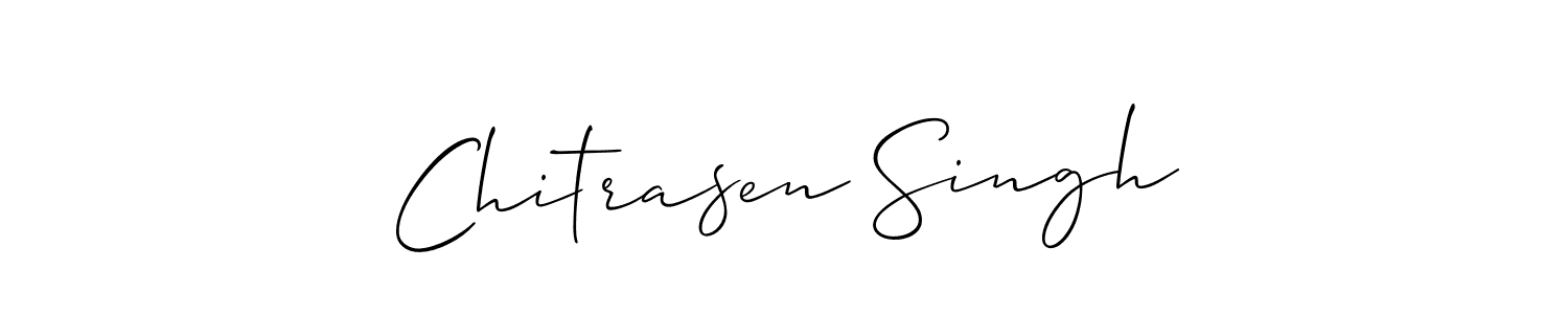 Also You can easily find your signature by using the search form. We will create Chitrasen Singh name handwritten signature images for you free of cost using Allison_Script sign style. Chitrasen Singh signature style 2 images and pictures png
