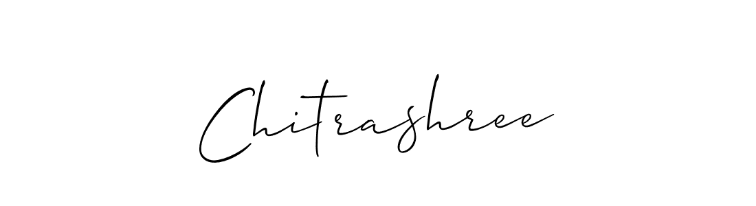 Also we have Chitrashree name is the best signature style. Create professional handwritten signature collection using Allison_Script autograph style. Chitrashree signature style 2 images and pictures png