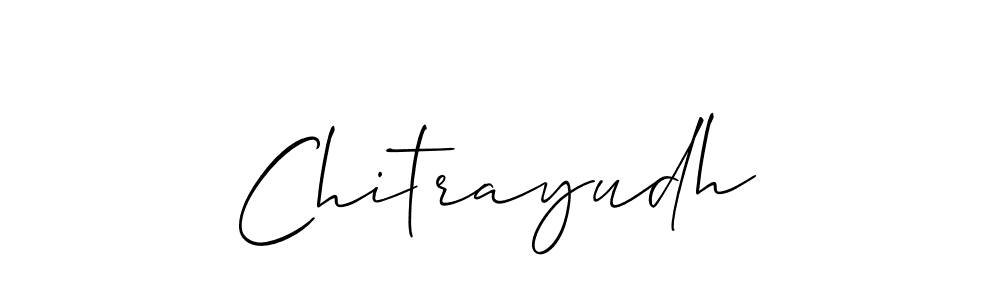 Make a beautiful signature design for name Chitrayudh. With this signature (Allison_Script) style, you can create a handwritten signature for free. Chitrayudh signature style 2 images and pictures png