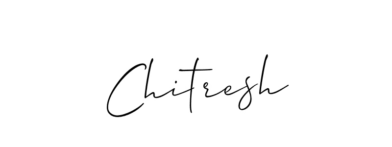 The best way (Allison_Script) to make a short signature is to pick only two or three words in your name. The name Chitresh include a total of six letters. For converting this name. Chitresh signature style 2 images and pictures png
