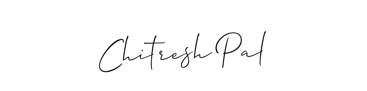 Create a beautiful signature design for name Chitresh Pal. With this signature (Allison_Script) fonts, you can make a handwritten signature for free. Chitresh Pal signature style 2 images and pictures png