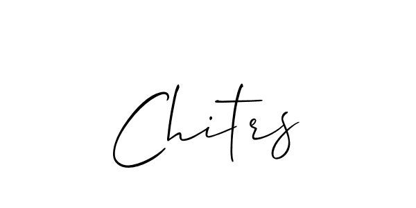 Allison_Script is a professional signature style that is perfect for those who want to add a touch of class to their signature. It is also a great choice for those who want to make their signature more unique. Get Chitrs name to fancy signature for free. Chitrs signature style 2 images and pictures png