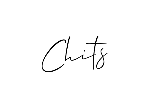 It looks lik you need a new signature style for name Chits. Design unique handwritten (Allison_Script) signature with our free signature maker in just a few clicks. Chits signature style 2 images and pictures png