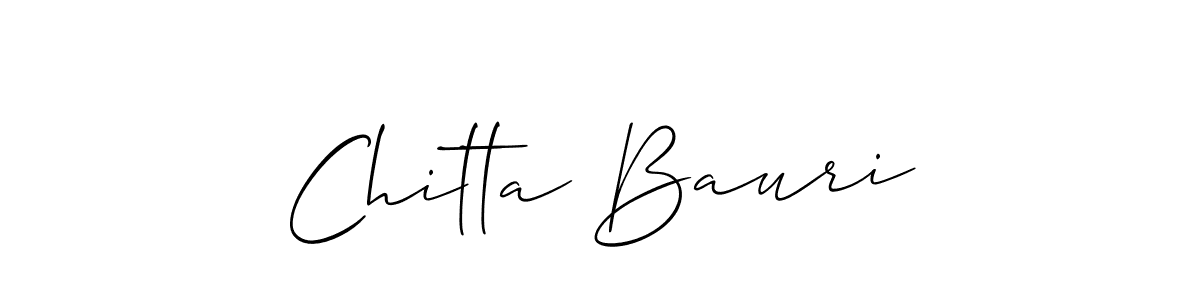 How to make Chitta Bauri signature? Allison_Script is a professional autograph style. Create handwritten signature for Chitta Bauri name. Chitta Bauri signature style 2 images and pictures png