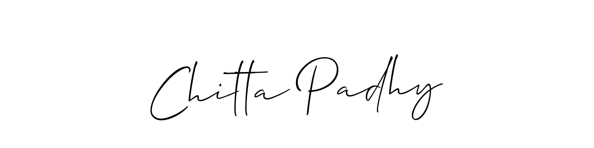 Design your own signature with our free online signature maker. With this signature software, you can create a handwritten (Allison_Script) signature for name Chitta Padhy. Chitta Padhy signature style 2 images and pictures png