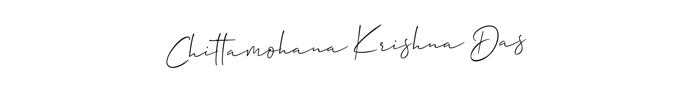 Create a beautiful signature design for name Chittamohana Krishna Das. With this signature (Allison_Script) fonts, you can make a handwritten signature for free. Chittamohana Krishna Das signature style 2 images and pictures png