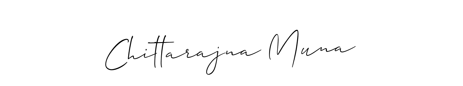 Design your own signature with our free online signature maker. With this signature software, you can create a handwritten (Allison_Script) signature for name Chittarajna Muna. Chittarajna Muna signature style 2 images and pictures png