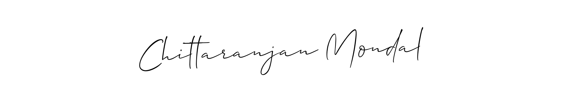 Use a signature maker to create a handwritten signature online. With this signature software, you can design (Allison_Script) your own signature for name Chittaranjan Mondal. Chittaranjan Mondal signature style 2 images and pictures png