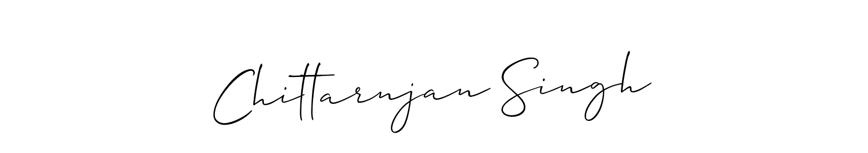 How to make Chittarnjan Singh signature? Allison_Script is a professional autograph style. Create handwritten signature for Chittarnjan Singh name. Chittarnjan Singh signature style 2 images and pictures png