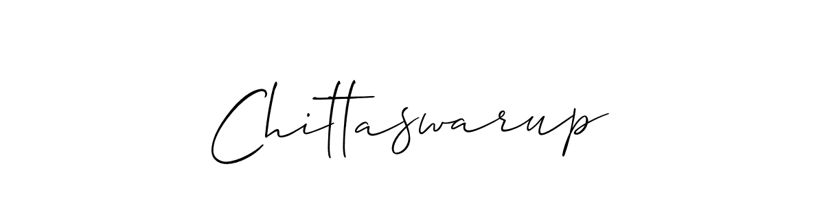 Use a signature maker to create a handwritten signature online. With this signature software, you can design (Allison_Script) your own signature for name Chittaswarup. Chittaswarup signature style 2 images and pictures png