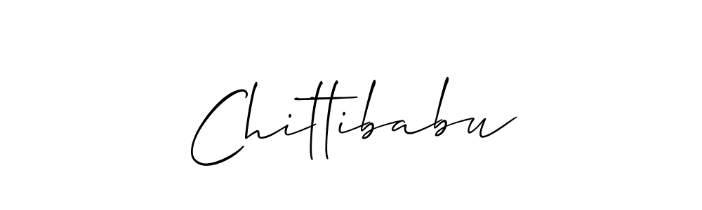 Also we have Chittibabu name is the best signature style. Create professional handwritten signature collection using Allison_Script autograph style. Chittibabu signature style 2 images and pictures png