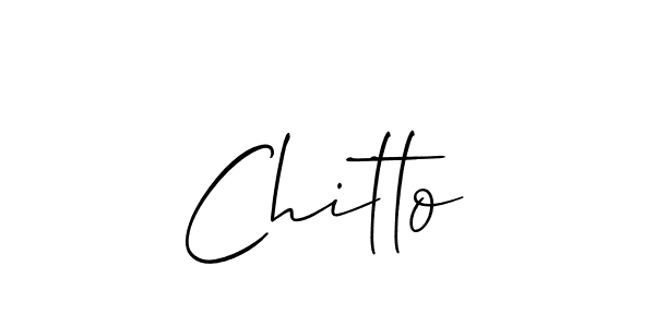 Make a beautiful signature design for name Chitto. Use this online signature maker to create a handwritten signature for free. Chitto signature style 2 images and pictures png