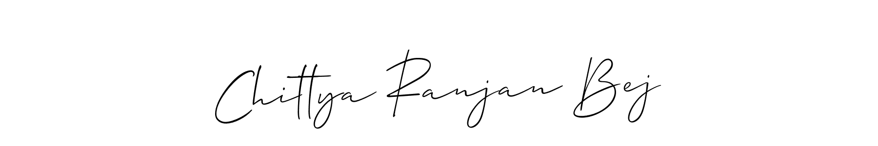 Use a signature maker to create a handwritten signature online. With this signature software, you can design (Allison_Script) your own signature for name Chittya Ranjan Bej. Chittya Ranjan Bej signature style 2 images and pictures png