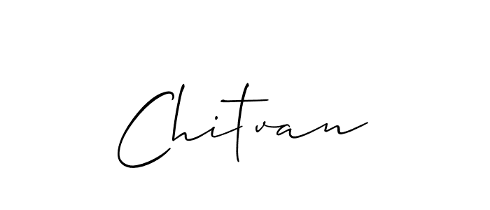 Allison_Script is a professional signature style that is perfect for those who want to add a touch of class to their signature. It is also a great choice for those who want to make their signature more unique. Get Chitvan name to fancy signature for free. Chitvan signature style 2 images and pictures png