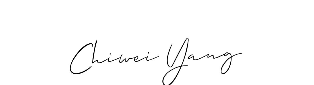 if you are searching for the best signature style for your name Chiwei Yang. so please give up your signature search. here we have designed multiple signature styles  using Allison_Script. Chiwei Yang signature style 2 images and pictures png