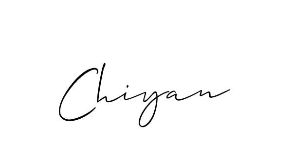 Best and Professional Signature Style for Chiyan. Allison_Script Best Signature Style Collection. Chiyan signature style 2 images and pictures png